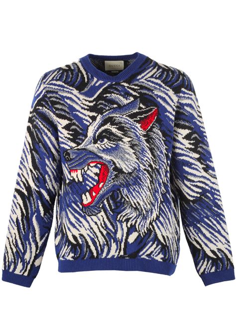 gucci wolf crewneck